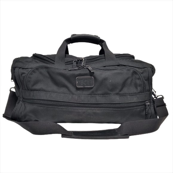 TUMI Other - TUMI Duffle Bag Black Canvas 11.5" X 19"